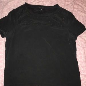 Gold and Black blouse